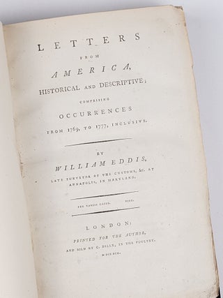 Letters from America, Historical and Descriptive; Comprising Occurrences from 1769, to 1777, Inclusive