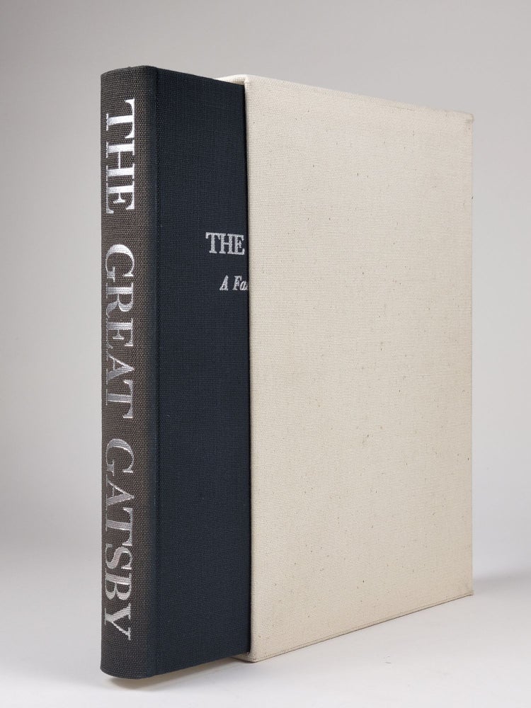 Item #1307 The Great Gatsby: A Facsimile of the Manuscript. . Scott Fitzgerald, Edited, Matthew J. Bruccoli, rancis.
