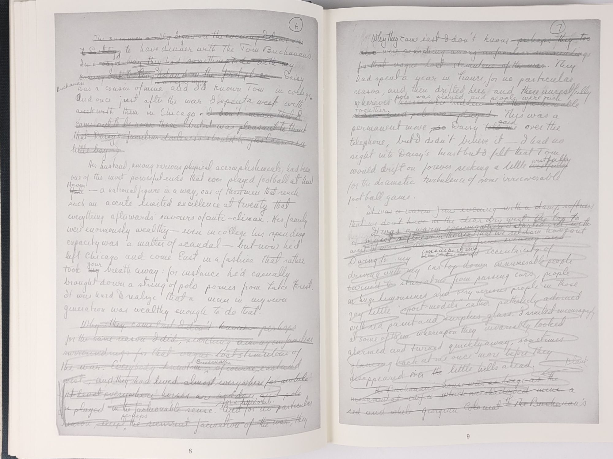 Bruccoli The Great Gatsby: A Facsimile of the Manuscript | . Scott Fitzgerald ...
