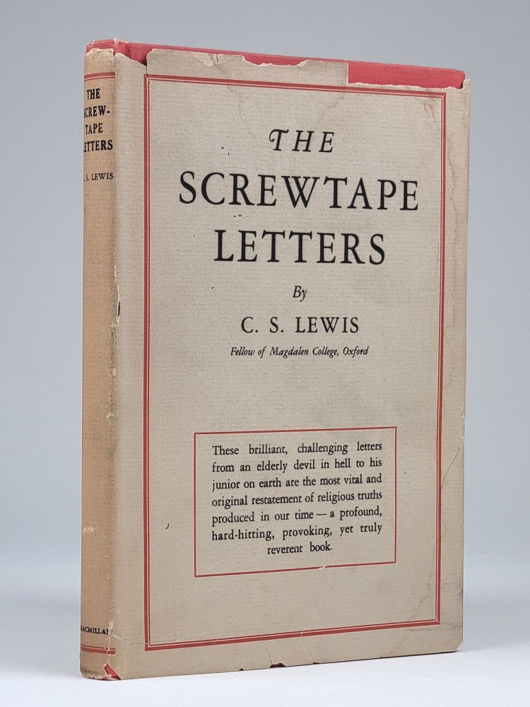 Item #1319 The Screwtape Letters. Lewis, live, taples.