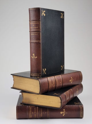 Item #1320 The Winning of the West (in 4 volumes, with manuscript leaf in volume I). Theodore...