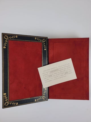 The Winning of the West (in 4 volumes, with manuscript leaf in volume I)