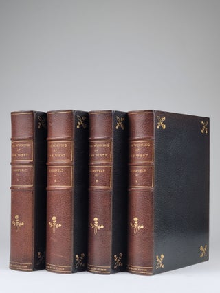 The Winning of the West (in 4 volumes, with manuscript leaf in volume I)
