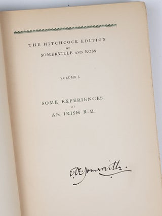 The Hitchcock Edition of the Sporting Works of Somerville and Ross (signed by Somerville)