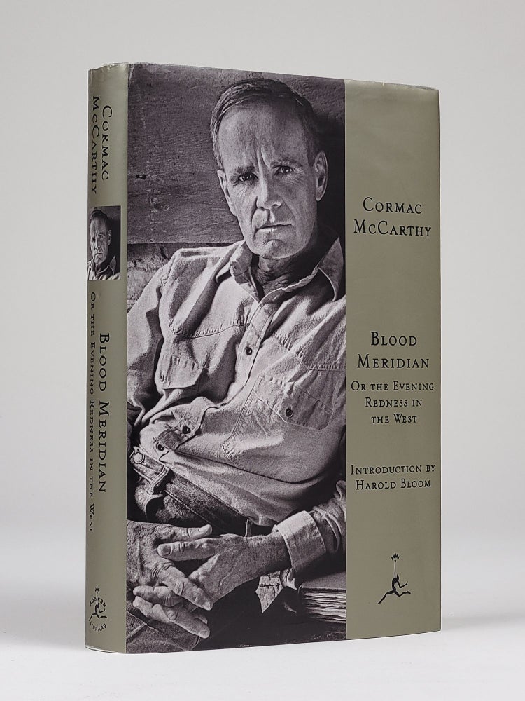 Item #1343 Blood Meridian or the Evening Redness in the West. Cormac McCarthy, Harold Boom.