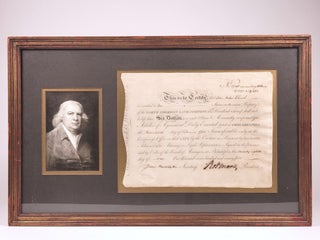 Signed Stock Certificate as President of the North American Land Company