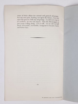 A Speech by The Prime Minister the Right Honourable Winston Churchill in the House of Commons August 20th, 1940