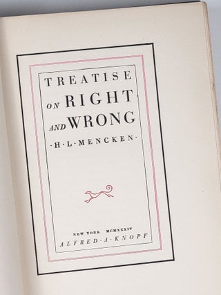 Treatise on Right and Wrong (Signed)