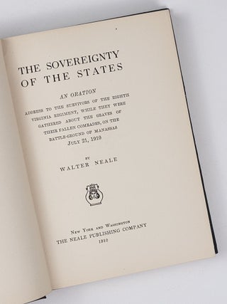 The Sovereignty of the States: An Oration