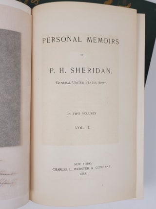 Personal Memoirs of P. H. Sheridan. General United States Army