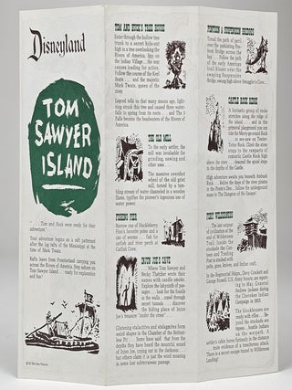 Explorer's Map of Tom Sawyer Island in Frontierland, Disneyland, U.S.A.