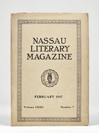 The Spire and the Gargoyle] and [Rain Before Dawn (Verse)] in The Nassau Literary Magazine, F[rancis Fitzgerald, Scott, John.