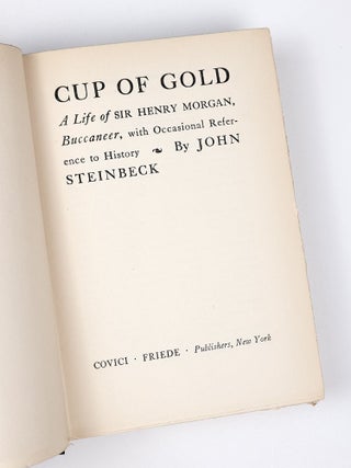 Cup of Gold: A Life of Sir Henry Morgan, Buccaneer, with Occasional Reference to History
