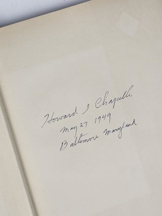 The Baltimore Clipper, Its Origin and Development (Signed)