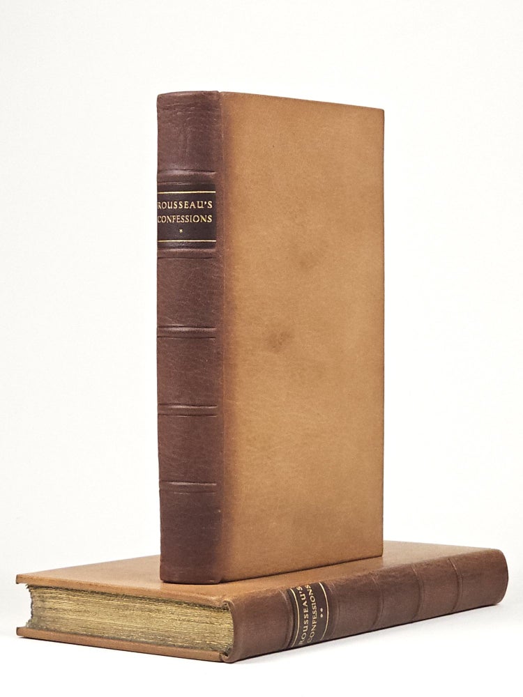 Item #1423 The Confessions of J. J. Rousseau...(in two volumes). Jean-Jacques Rousseau.