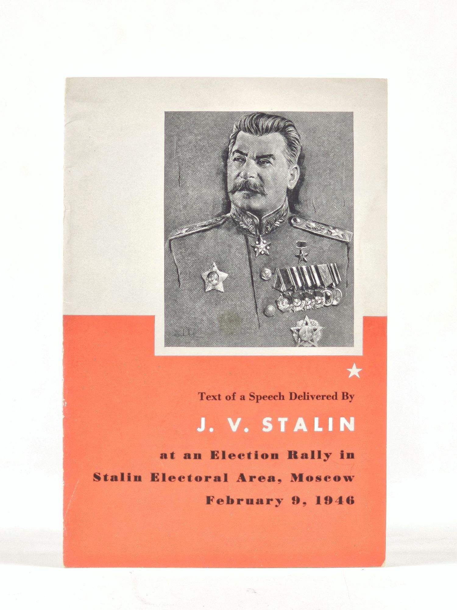 Text of a Speech Delivered By J. V. Stalin at an Election Rally in ...