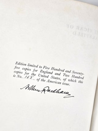 The Vicar of Wakefield (Signed by Rackham)