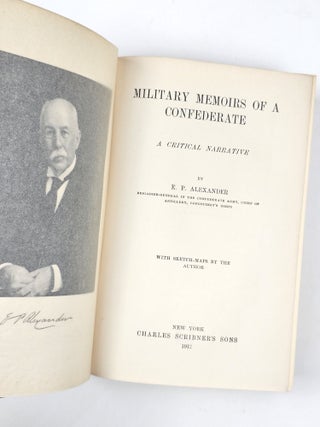Military Memoirs of a Confederate: A Critical Narrative
