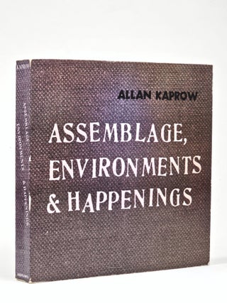 Item #1470 Assemblage, Environments & Happenings. Allan Kaprow
