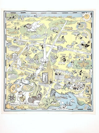 Oriole Map of Baltimore. Compliments of the Oriole Cafeterias