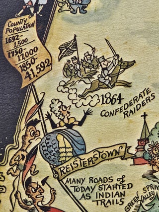 Being Ye Historical Map of Baltimore County