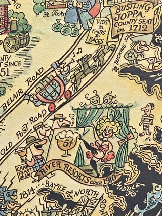 Being Ye Historical Map of Baltimore County