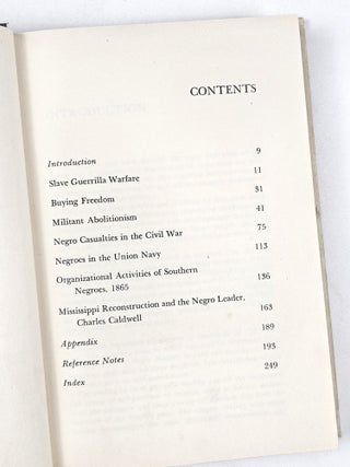 To Be Free: Studies in American Negro History (Signed)