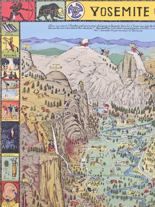 Item #1536 Yosemite (Pictorial Map). Jo Mora