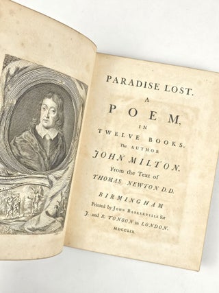 Paradise Lost. A Poem, in Twelve Books [with] Paradise Regain'd. A Poem in Four Books. To which is added Samson Agonistes: and Poems upon Several Occasions (Two volumes)