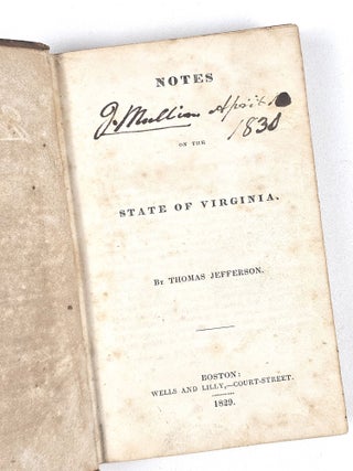 Notes on the State of Virginia