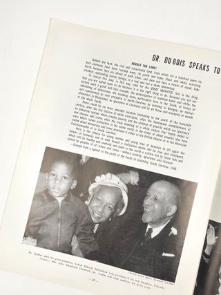 A Souvenir Program in Memory of Dr. William E. Burghardt DuBois 1868-1963