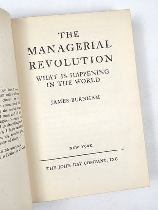 The Managerial Revolution: What is Happening in the World