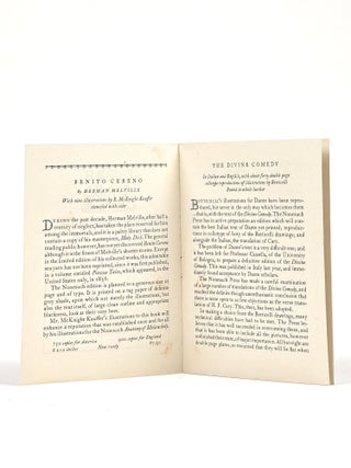 Seven Limited Editions for 1927, The Nonesuch Press