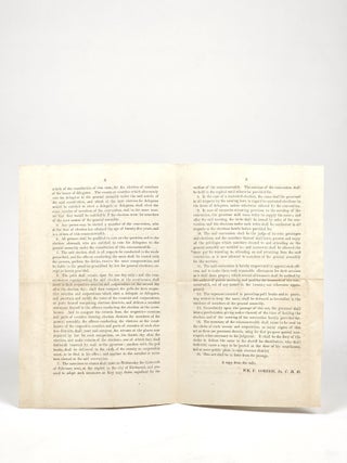 An Act: To Provide for Electing Members of a Convention, and to Convene the same. Passed January 14, 1861