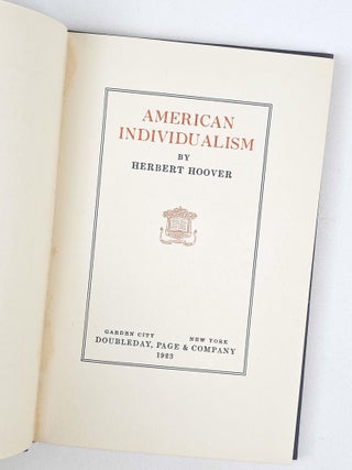 American Individualism (Signed)