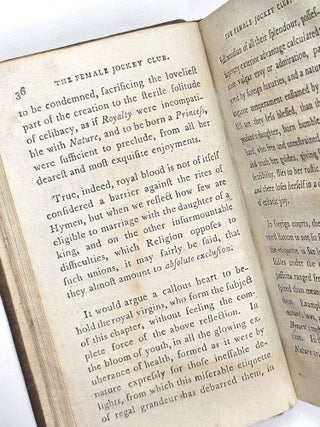 The Female Jockey Club, or, A Sketch of the Manners of the Age