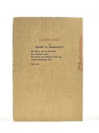 Salmagundi and a Poem by Ernest M. Hemingway