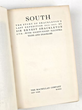 South: The Story of Shackleton's Last Expedition 1914-1917