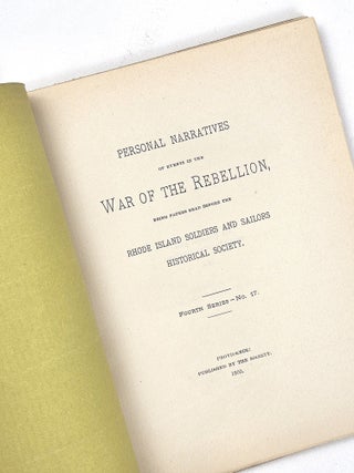 Richmond, Annapolis, and Home (Soldiers' and Sailors' Historical Society of Rhode Island. Personal Narratives: Fourth Series, No. 17)