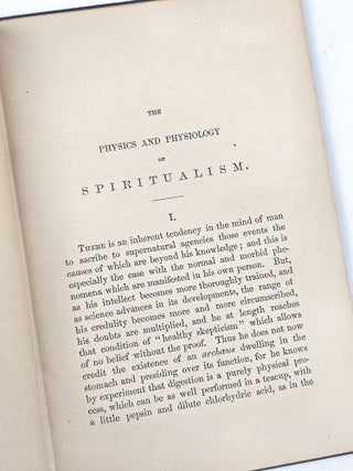 The Physics and Physiology of Spiritualism