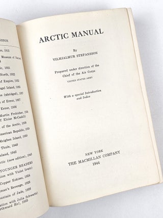 Arctic Manual (with signed letter laid in)