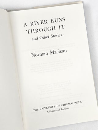 A River Runs Through It and Other Stories