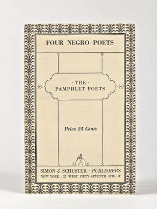 Item #1691 Four Negro Poets (The Pamphlet Poets). Claude McKay, Jean Toomer, Countee Cullen,...