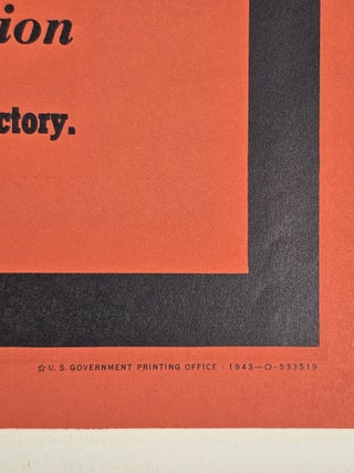 Warning from the FBI (OWI Poster No. 74)