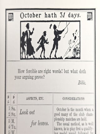 The New Golfer's Almanac: Carefully compiled and computed on an ingenious astronomical basis for the year 1910 A. D.
