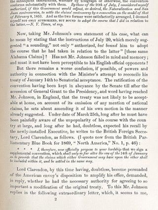 Mr. Reverdy Johnson: The Alabama Negotiations, and Their Just Repudiation by the Senate of the United States