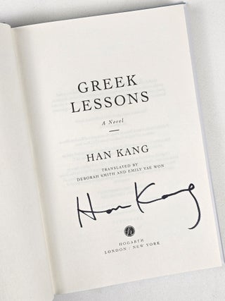 Greek Lessons: A Novel (Signed)