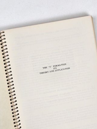 The "Z" Formation: Its Theory and Application
