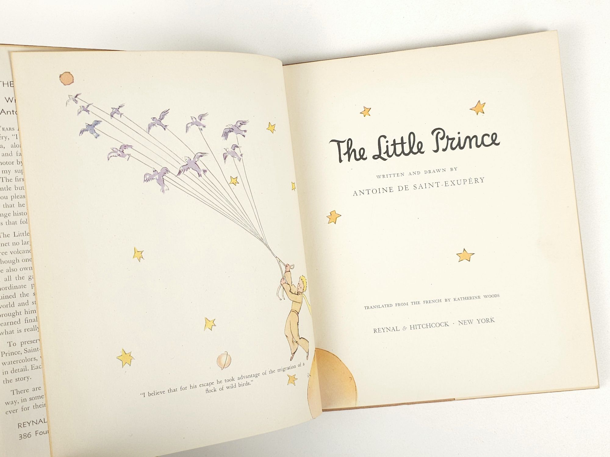 The Little Prince | Antoine de Saint-Exupéry | First Edition