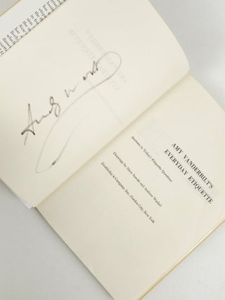 Item #1779 Amy Vanderbilt's Everyday Etiquette: Answers to Today's Etiquette Questions (Signed by...